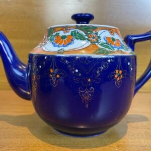 Blue Hand Painted Teapot Made in Japan